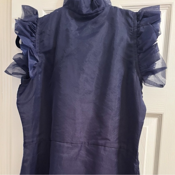 🌟SUE SARTOR🌟 Navy Formal Firenze Dress - Picture 5 of 10